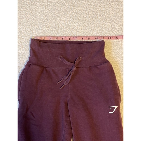 Gym Shark Maroon Woman's  Jogger Pants Classic Size: XS - Picture 6 of 8